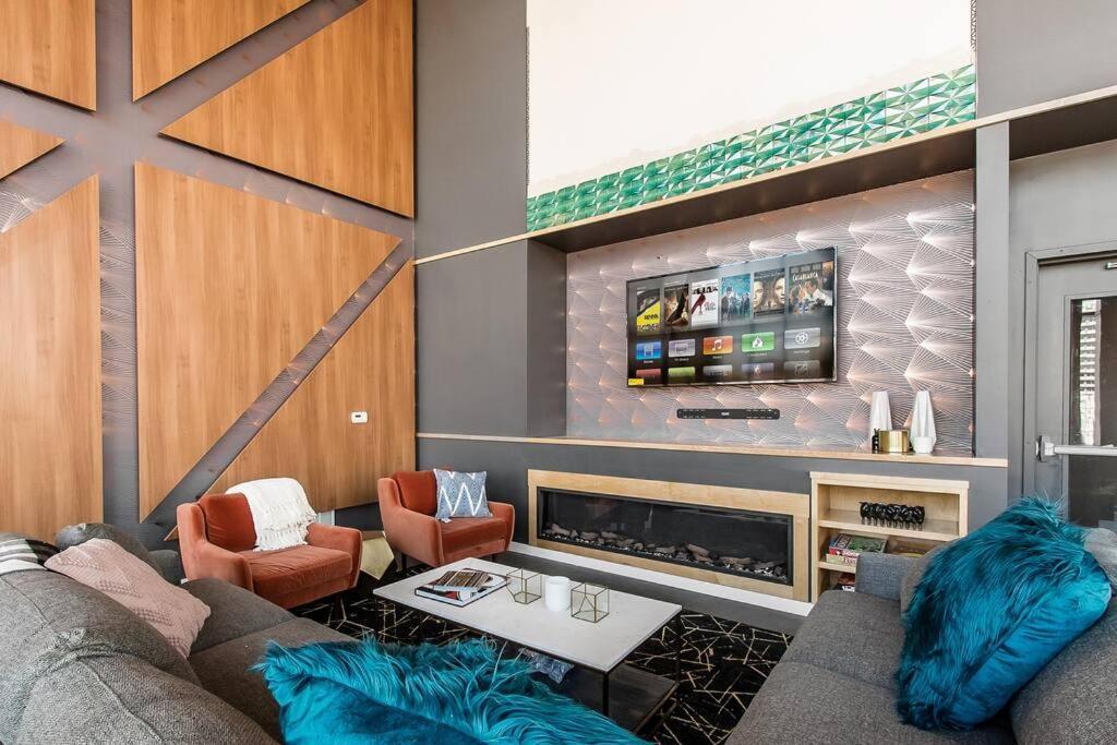 Brand New Gorgeous 1Br Apartment I Gym + Free Park Columbus Extérieur photo